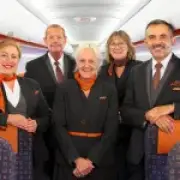 Woman, 64, lands easyJet cabin crew dream job after career change