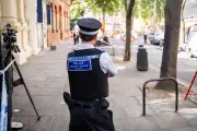 Woman charged after four men stabbed in London's Covent Garden