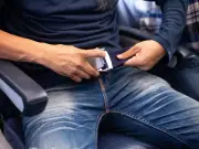 Woman fumes over passenger's backpack in her plane footwell