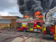 Workers flee Washington factory blaze after explosion - no injuries
