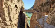 World's 'most dangerous' hike now a safe thrill above 100m gorge