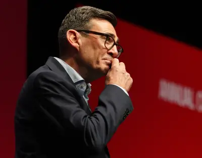 Andy Burnham fights back tears in tribute to late father at Labour conference