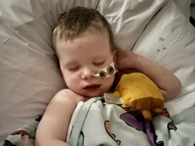 Boy, 4, loses sight before 181-day cancer battle ends in all-clear