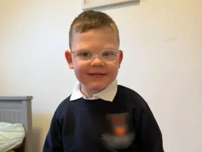 Brain cancer boy, 5, beats odds to start school after diagnosis at 11 days