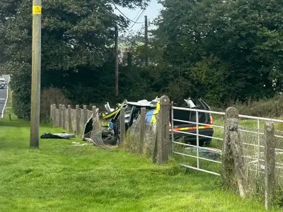 Co Antrim crash: 3 in hospital including 2 officers after police car collision