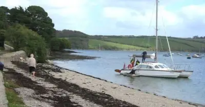 Cornish Loe Beach with café and boatyard listed for £3m