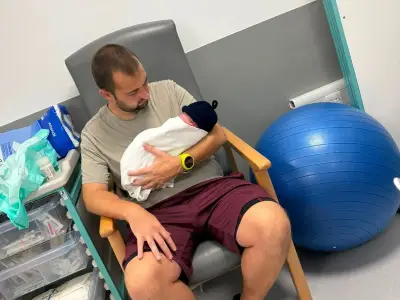 Dad delivers second baby at home four years after first surprise birth