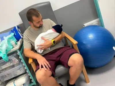 Dad delivers second daughter at home four years after first