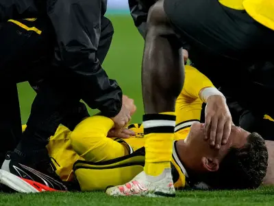Dortmund's Karetsas unable to speak after collapse