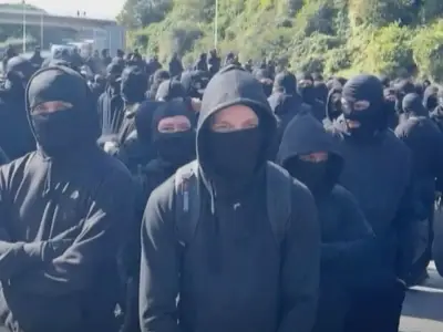 First arrest under new face-covering ban at Portsmouth protest