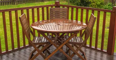 Garden furniture owners urged to treat wood before autumn