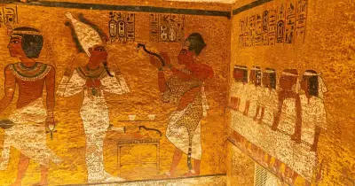 Hidden chambers may lie beyond Tutankhamun's tomb, new scans suggest