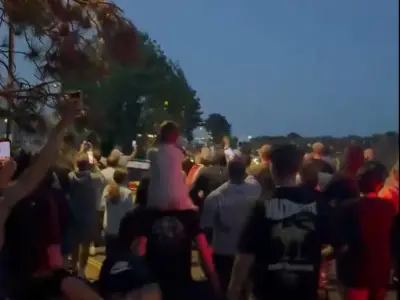 Hundreds protest in Portsmouth after small boat migrants rescued