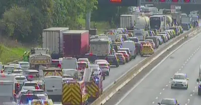 M56 crash near Manchester Airport halts traffic