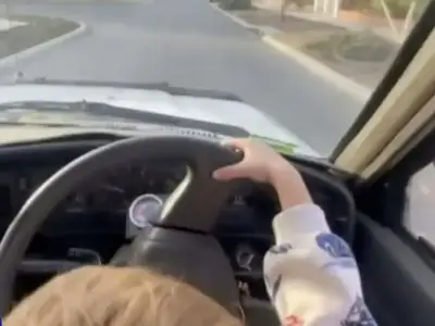Man charged after video of 3-year-old allegedly driving in Perth
