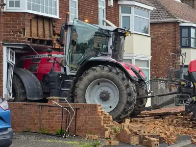 Man jailed for tractor rampage after graves desecrated