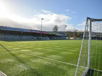 Merthyr Town FC 'appalled' after youths surround Marine AFC supporters' bus