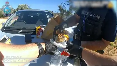 Meth found hidden inside McMuffin during WA police car search