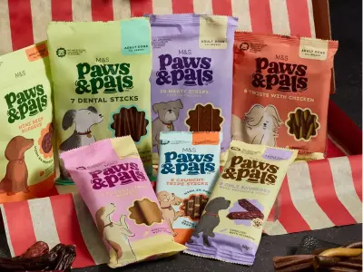 M&S Dog Treat Letterbox Hamper £20 for £4.67 in Cashback Deal