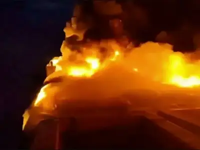 Philippines ferry fire kills five, 87 missing near Coron Island