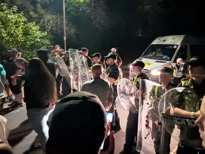 Portsmouth police release images of six men after violent protest
