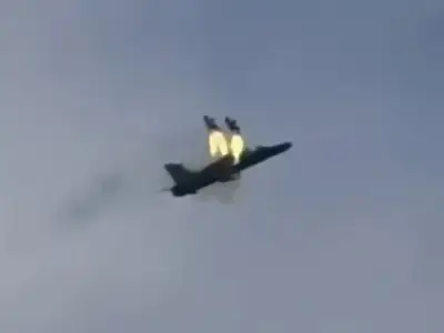 RAF pilots eject from Hawk moments before fireball explosion