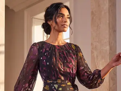 Roman's £36 fairy-tale dress shimmers with butterfly print