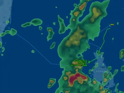 Search launched for four after plane crashes off Bahamas coast