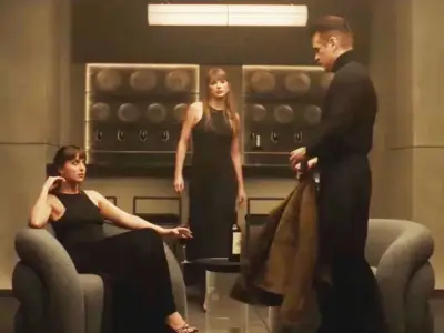 Taylor Swift's Ground Zero video stars Colin Farrell and Dakota Johnson