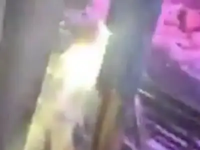 Teen driver ploughs into packed pub in terrifying footage