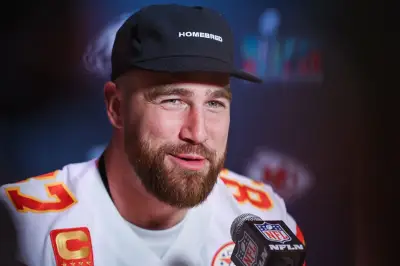 Travis Kelce flashes wedding ring, calls Taylor Swift wedding 'magical'