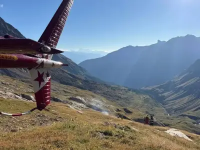 Two Britons among three dead in Swiss Alps plane crash