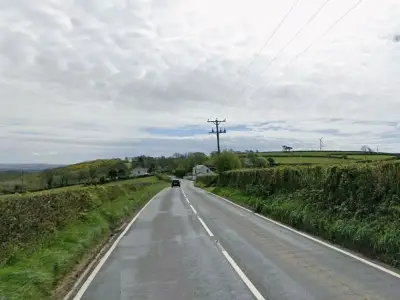 Two-vehicle crash blocks Carmarthenshire road for over two hours