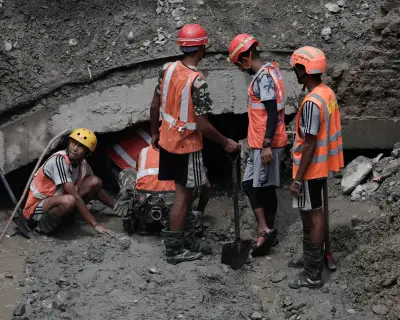 Two workers rescued alive from Nepal hydropower tunnel after nine days