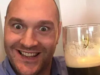 Tyson Fury offers Joshua and Hearn Guinness after Cardiff fight