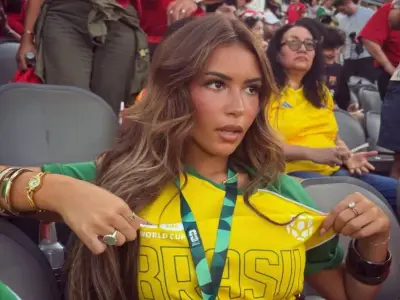 World Cup's Hottest Fan Gabriela Moura Wows in Tiny Bikini