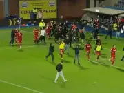 Aberdeen pitch invasion sparks fury as Michael Stewart slams 'idiots'