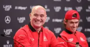 Agassi swears, jokes at Laver Cup presser, bans Bublik antics