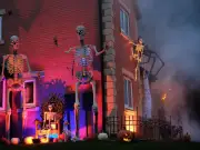 Alnwick Halloween House Returns With Giant Spiders and Skeletons