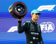 Antonelli crashes out as Russell takes Azerbaijan GP pole