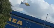 Armed police and air ambulance respond to Ashton IKEA welfare concern