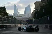 Azerbaijan GP: Russell on pole as Antonelli crashes in qualifying