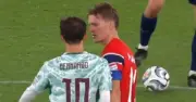 Bernardo Silva's four-word message to Odegaard after injury tackle