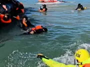 Boy rescued from Channel after man abandons him on dinghy