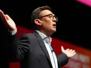 Burnham's emotional tribute to father in first conference speech as PM
