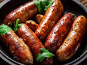 Butcher's oven method for juicier sausages without frying fuss