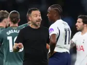 De Zerbi confronts Tel after Spurs' goalless draw with Everton