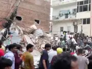 Delhi building collapse traps at least 50 students, fire crews swarm