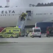 Delta plane emergency landing after smoke in cabin leaves passengers hospitalised