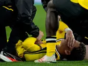 Dortmund's Karetsas unable to speak after collapse